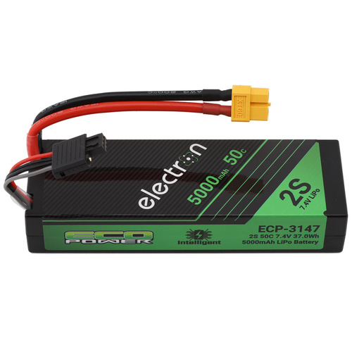 EcoPower "Electron" 2S 50C Intelligent LiPo Battery w/XT60 Connector