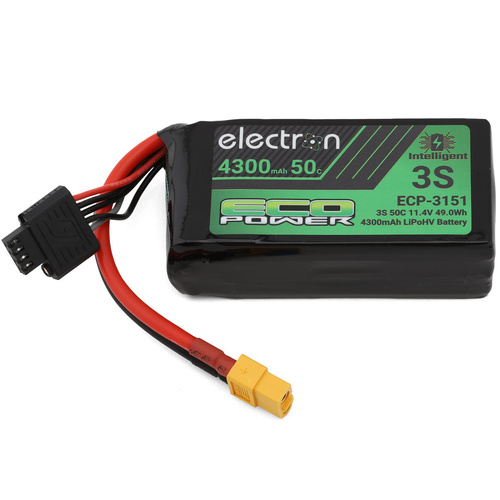 EcoPower "Electron" 3S 50C Intelligent LiHV Battery w/XT60 Connector