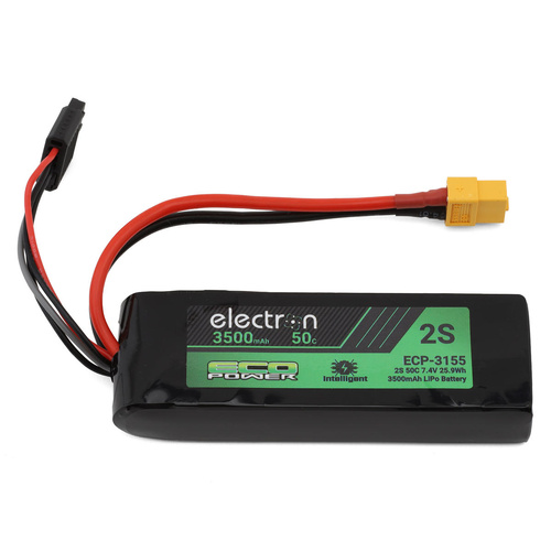 EcoPower "Electron" 2S 50C Intelligent LiPo Battery w/XT60 Connector