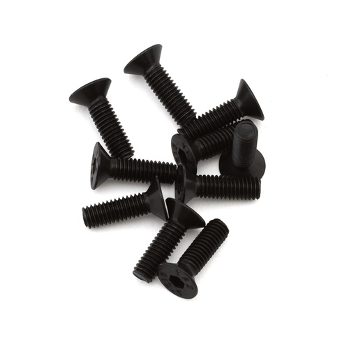 EcoPower 3mm "High Strength" Steel Flat Head Screws (10) (3x10mm)