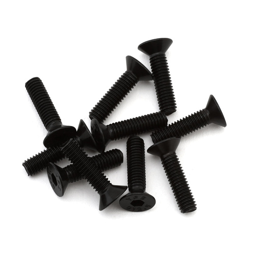 EcoPower 3mm "High Strength" Steel Flat Head Screws (10) (3x12mm)