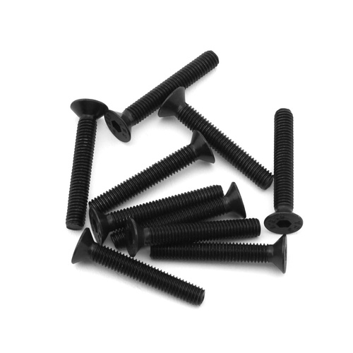 EcoPower 3mm "High Strength" Steel Flat Head Screws (10) (3x20mm)