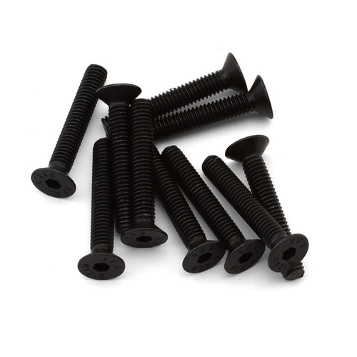 EcoPower 4mm "High Strength" Steel Flat Head Screws (10) (4x25mm)