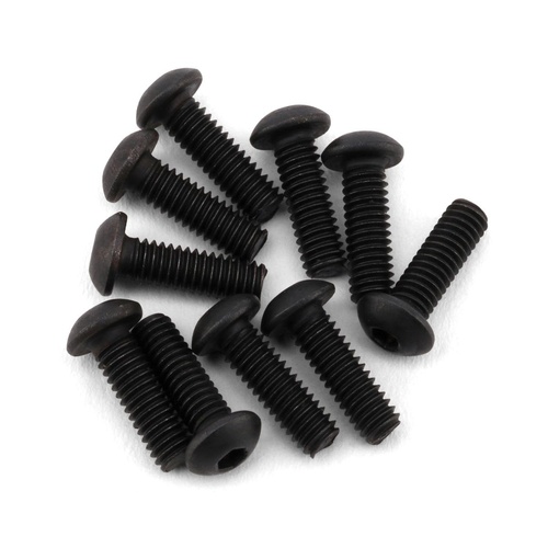 EcoPower 2.5mm "High Strength" Steel Button Head Screws (10) (2.5x8mm)