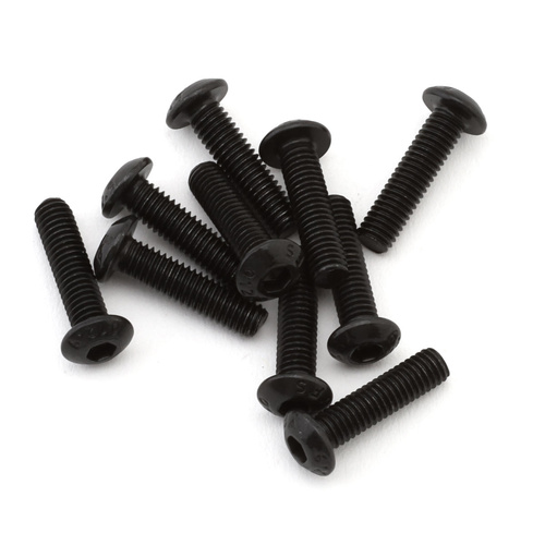 EcoPower 3mm "High Strength" Steel Button Head Screws (10) (3x12mm)