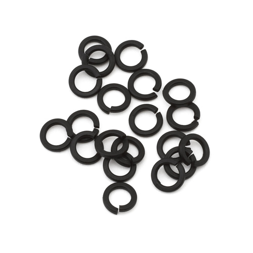 EcoPower 3mm "High Strength" Black Lock Washers (20)