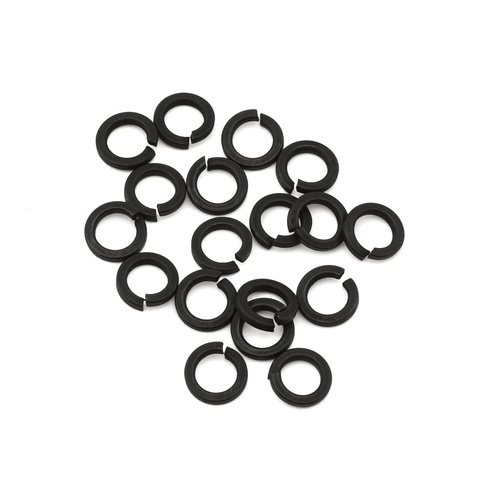 EcoPower 4mm "High Strength" Steel Lock Washers (Black) (20)