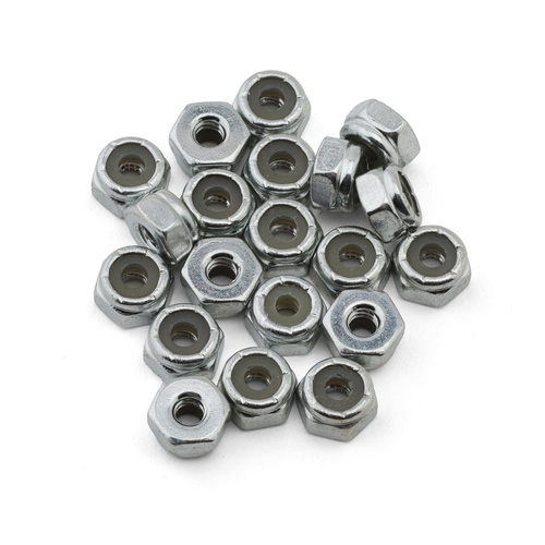 EcoPower 4-40 "High Strength" Standard ZP Steel Lock Nuts (20)