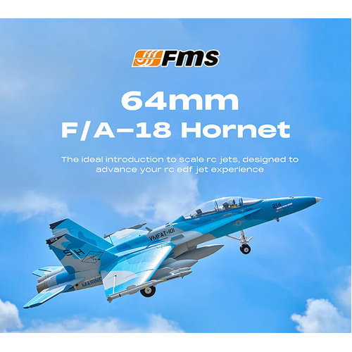 FMS EDF Jet 64mm F/A-18 Hornet PNP