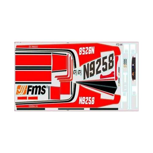 Sticker Cessna 182 (AT Red)