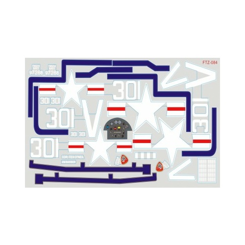 ####Sticker F4U 1700mm Blue (USE FMSEF121)