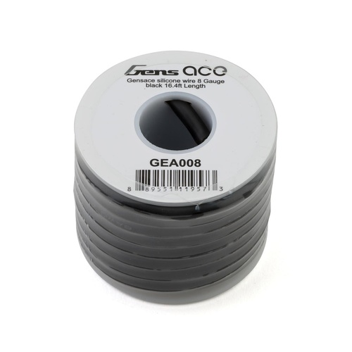 Gens Ace Silicone Wire (8AWG) (Black) (16.4 ft.)