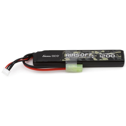 Gens Ace 3S 25C Airsoft LiPo Battery (11.1V/1200mAh)