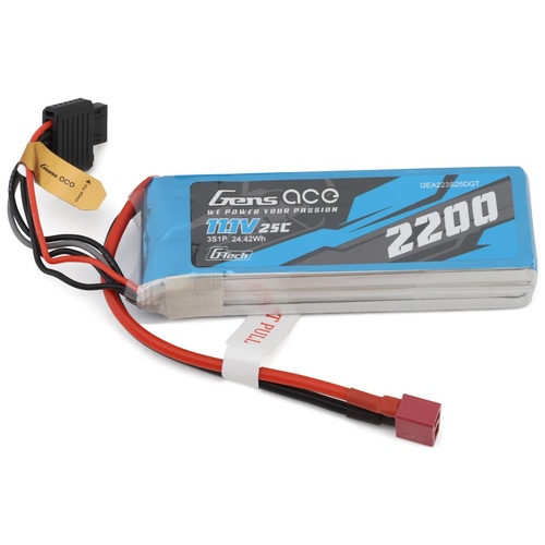 Gens Ace G-Tech Smart 3S LiPo Battery 25C (11.1V/2200mAh) w/Deans