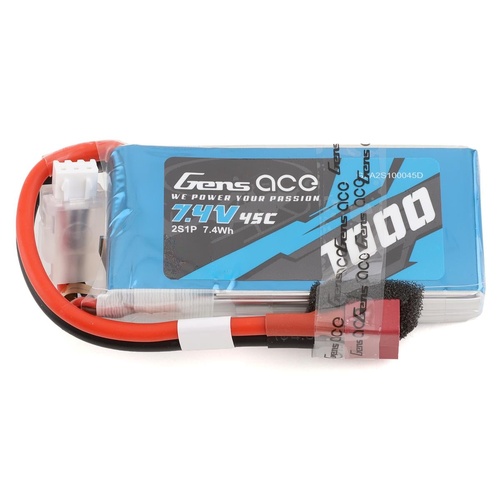 Gens Ace 2s LiPo Battery 45C (7.4V/1000mAh)