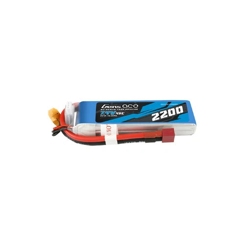 Gens Ace 7.4V 2200mAh 45C Soft Case LiPo Battery
