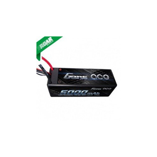 Gens ace 5000mAh 4s 50C 14.8V HardCase Lipo Battery 14# with Deans Plug