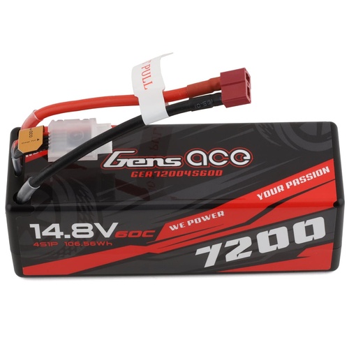 Gens Ace 4S LiPo Battery 60C (14.8V/7200mAh)