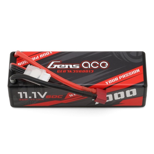Gens ace 7000mAh 3S 60C 11.1V HardCase Lipo Battery Pack #13 with Deans Plug