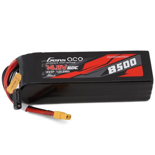 Gens Ace G-Tech Smart 4S LiPo Battery 60C (14.8V/8500mAh) w/XT60 Connector