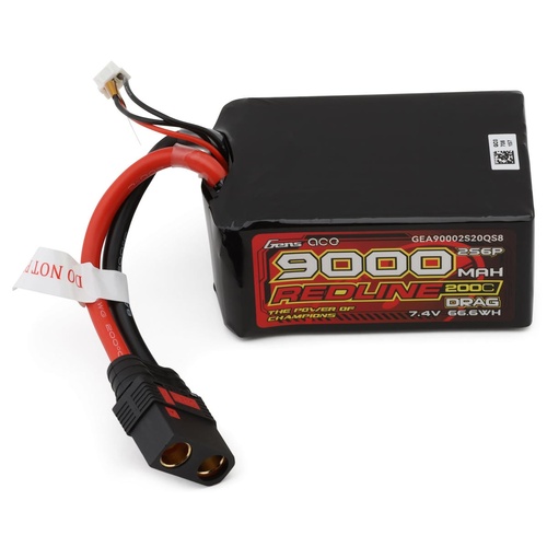 Gens Ace Redline "Drag" 2S 200C LiPo Battery (7.4V/9000mAh)