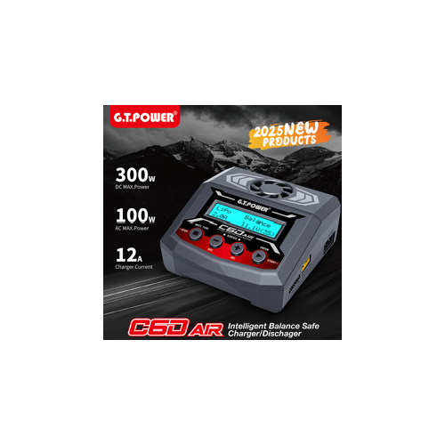 G.T. Power C6D Air 100W AC/DC 12A Intelligent Charger Discharger