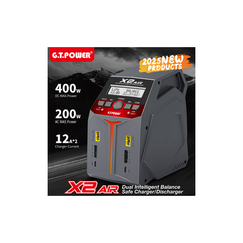 G.T. Power X2 Air/PRO V2 AC/DC Dual Channels Intelligent Balance Charger Discharger