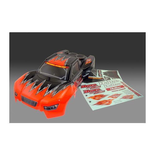 Painted  Body -  Orange ,W/Decal 10SC EP