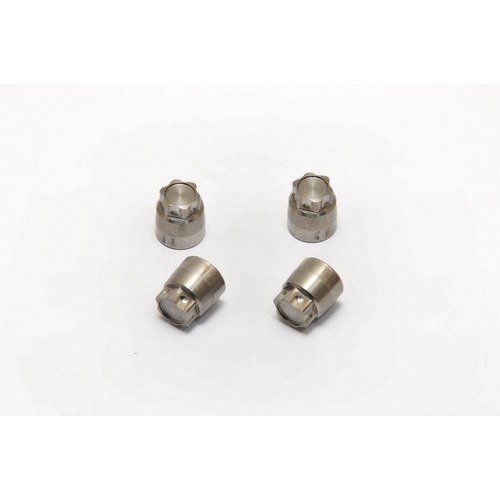 CNC Aluminium Flange Nuts 4mm (4)