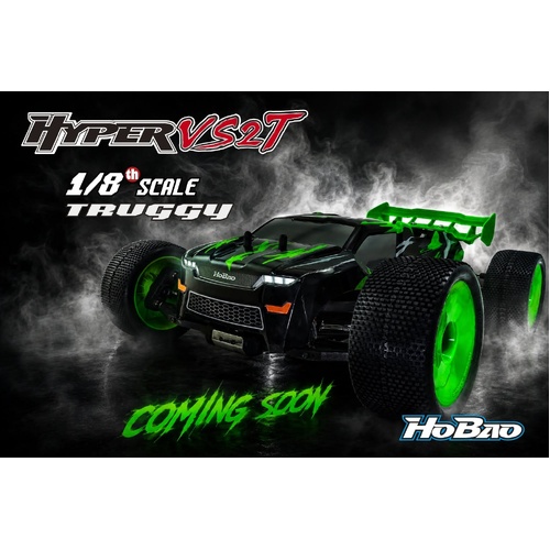 HYPER VS2 ELECTRIC TRUGGY RTR- GREEN BODY W/ 150A ESC, 2000KV MOTOR,18KG SERVO, RC