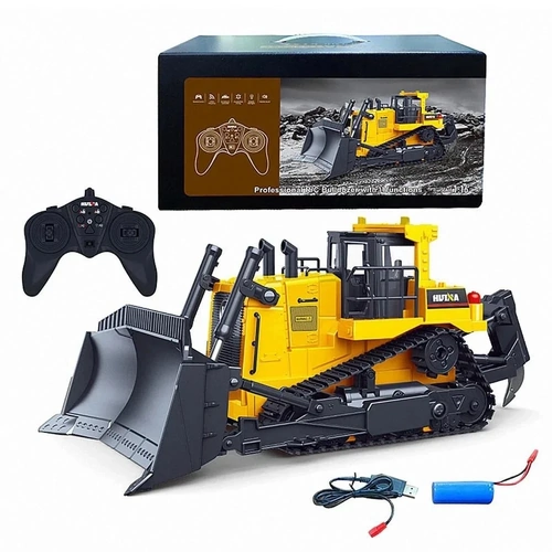 1:16 scale 11-channel remote control semi-alloy heavy-duty bulldozer
