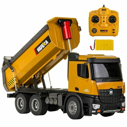1:14 Fourteen-channel semi-alloy remote-controlled dump truck