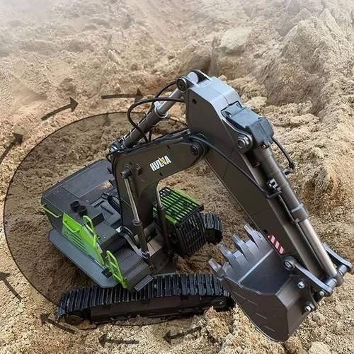 1:14 28-channel semi-alloy remote-controlled excavator