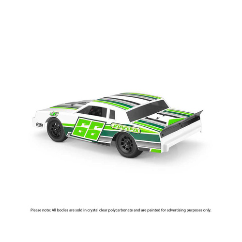 1987 Chevy Monte Carlo - Street Stock body w/ spoiler - lightweight 10.00" wide, 10.75" wheelbase body
