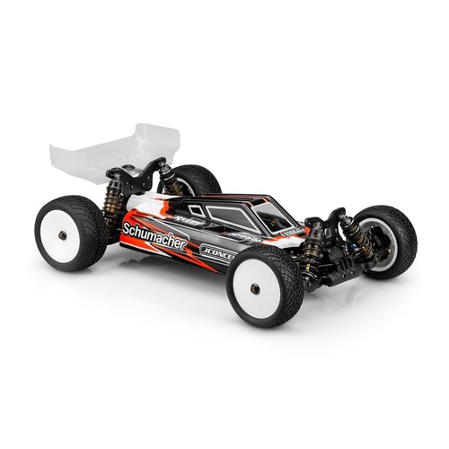 JConcepts Schumacher Cat L1 Evo S2 Body w/Carpet Wing (Clear) (Lightweight)