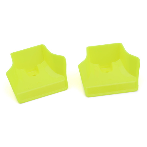 JConcepts Mugen MBX8/MBX-8e 1/8 Evo Molded Front Wings (Yellow) (2)