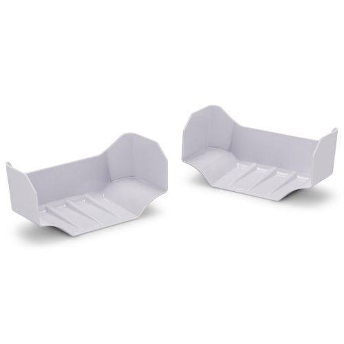 JConcepts Truggy 1/8 Evo Molded Front Wings (White) (2)