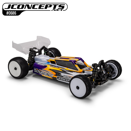 F2 - Schumacher CAT PB body w/ carpet | turf | dirt wing 