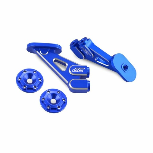 Aluminum Wing Mounts blue B5M