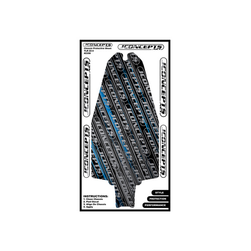 Precut Chassis Protective Sheet TLR 22-4