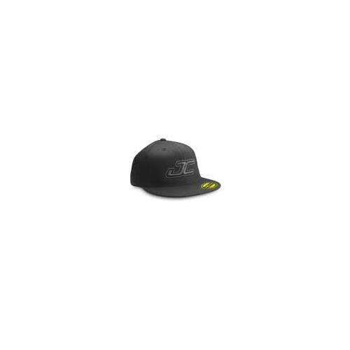 Flat Bill JC Flexfit Hat (L,XL) - black