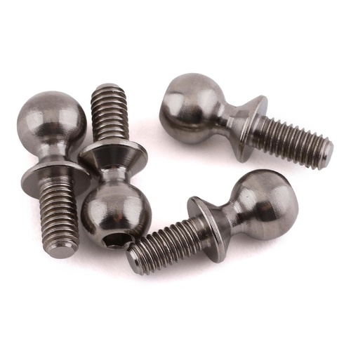 Titanium ball-stud 5.5 x 6mm - Regulator steering linkage, 4pc (Fits - B6.4, T6.4, SC6.4, DR10)