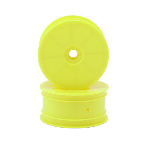 JConcepts RC10T Mono 2.2 Narrow Front Wheel (Yellow) (2)
