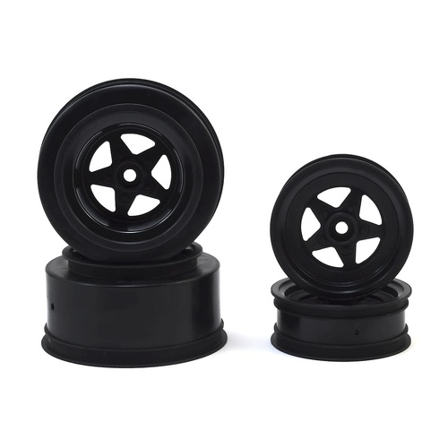 StarTec - Slash | Bandit, Street Eliminator front 2.2" and rear 2.2 x 3.0" wheel set - (black)