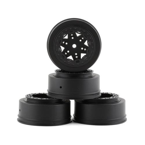 Tremor, Traxxas UDR front & rear wheel - black - 4pc.