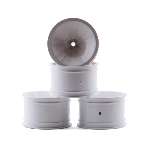 Mono - RC10, RC10B2, RC10B3 2.2" rear (3/16" axle) wheel (white) - 4pc
