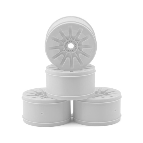 JConcepts Pioneer 4.0" Standard Offset 1/8 Truck Wheels (White) (4)