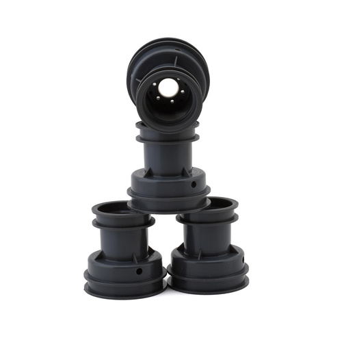 JConcepts Losi Mini LMT Mini Tribute Wheels w/Hex Adaptors (Grey) (4)