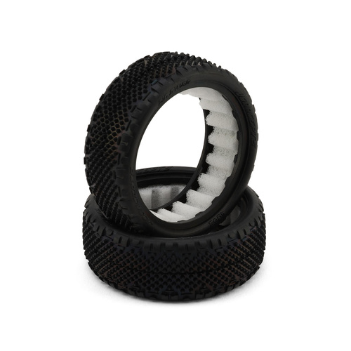 JConcepts Pin Swag LP Wide 2.2" 2WD Front Buggy Carpet Tires (2) (Brown)