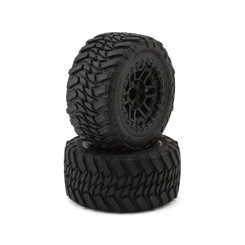JConcepts Switchback 2.8" Pre-Mounted Tires (2) (12mm Hex) (Platinum)
